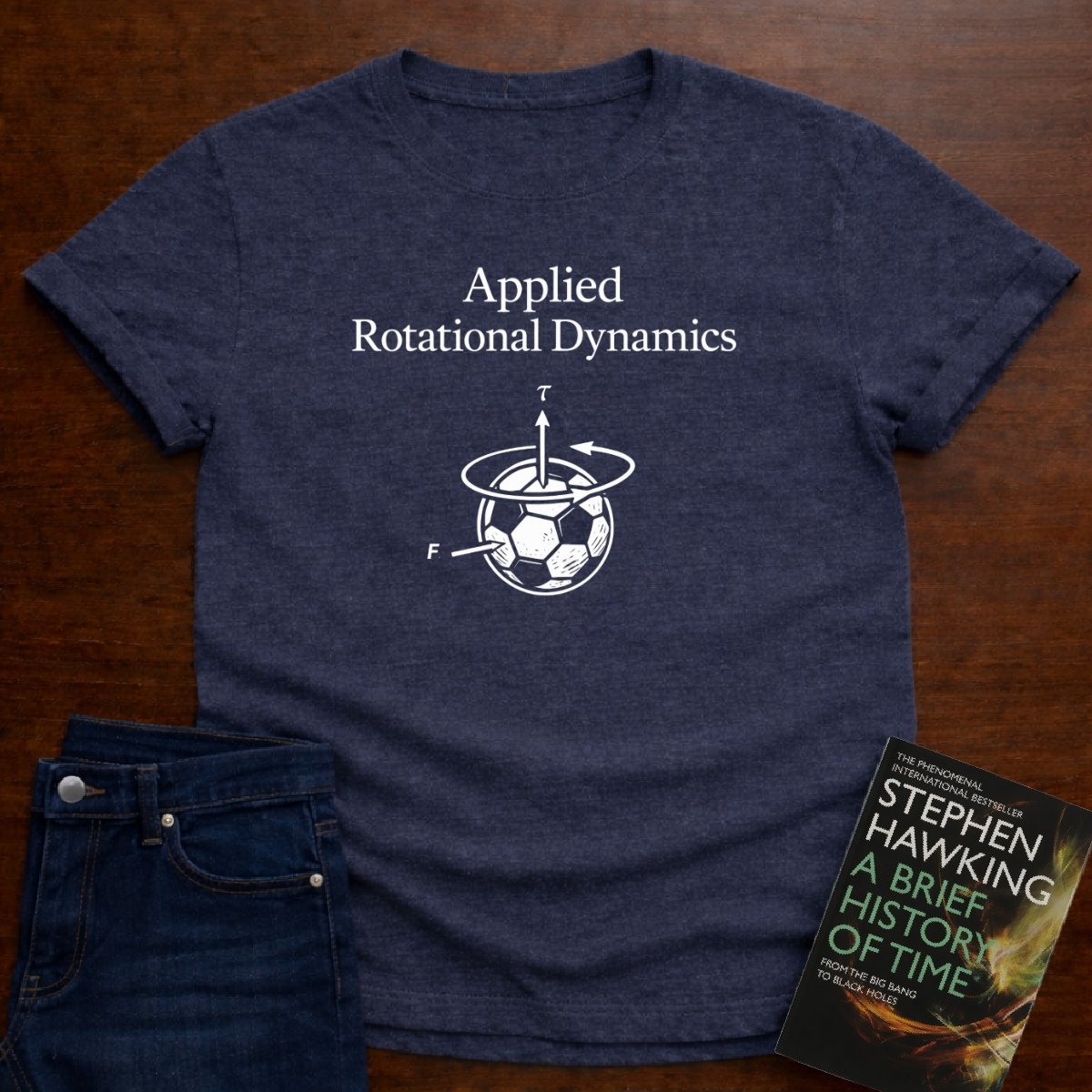 APPLIED ROTATIONAL DYNAMICS T-SHIRT – Heather Navy