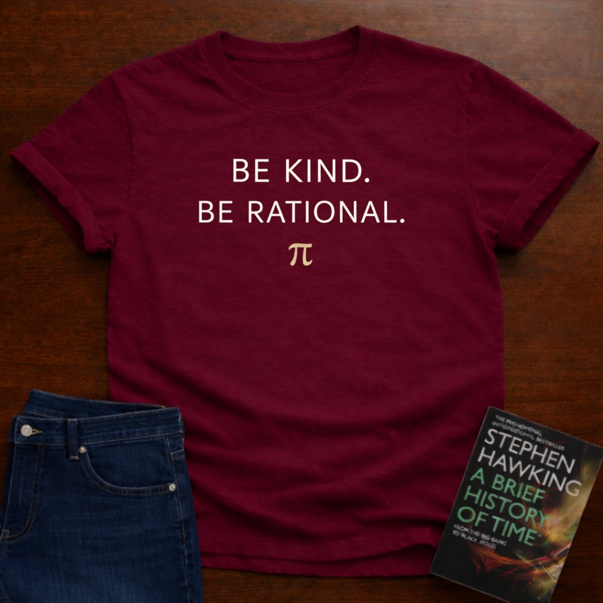BE KIND. BE RATIONAL. T-SHIRT – Cardinal Red