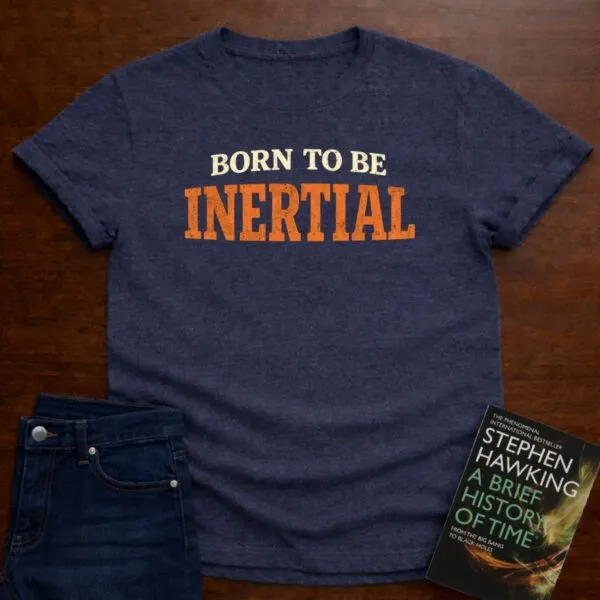 Born To Be Inertial T-Shirt in Heather Navy