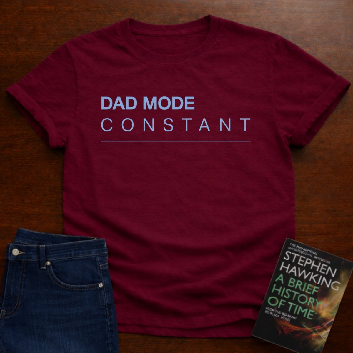 DAD MODE CONSTANT. T-SHIRT – Cardinal Red
