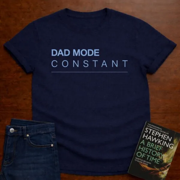 Dad Mode Constant. T-Shirt in Navy