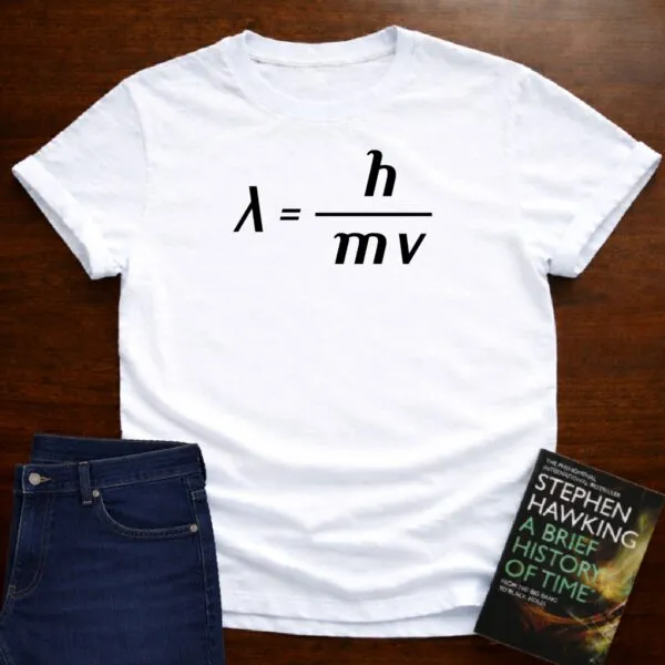 De Brogli Equation T-Shirt in White