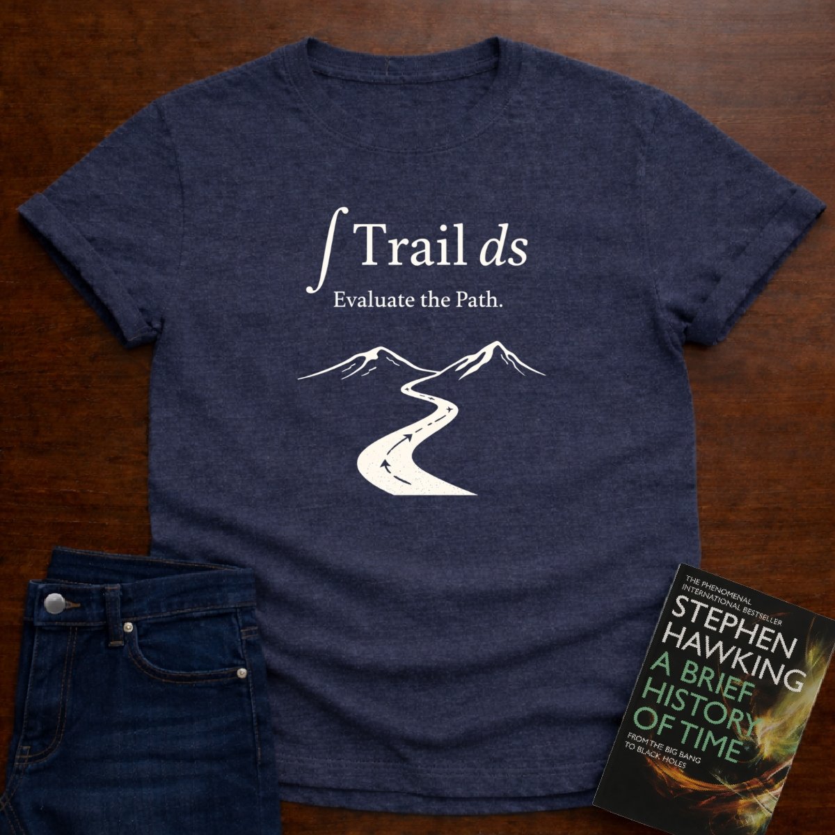 ∫ TRAIL DS T-SHIRT – Heather Navy