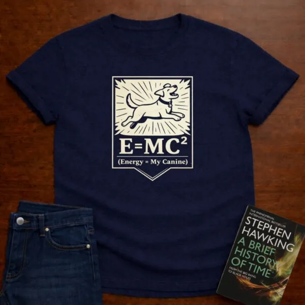 Energy = My Canine T-Shirt in Navy