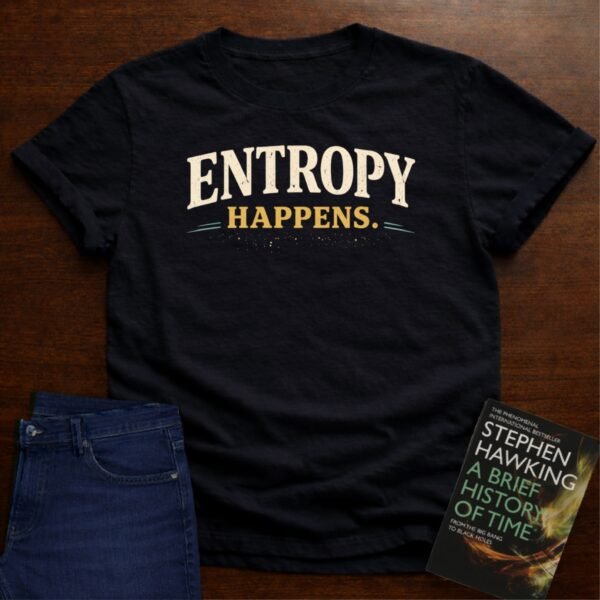 ENTROPY HAPPENS T-SHIRT – Black