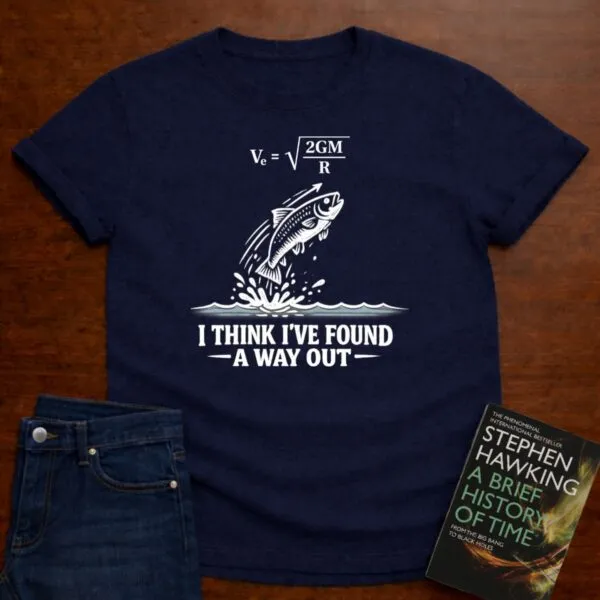 Esc. Velocity Fishing Physics T-Shirt in Navy