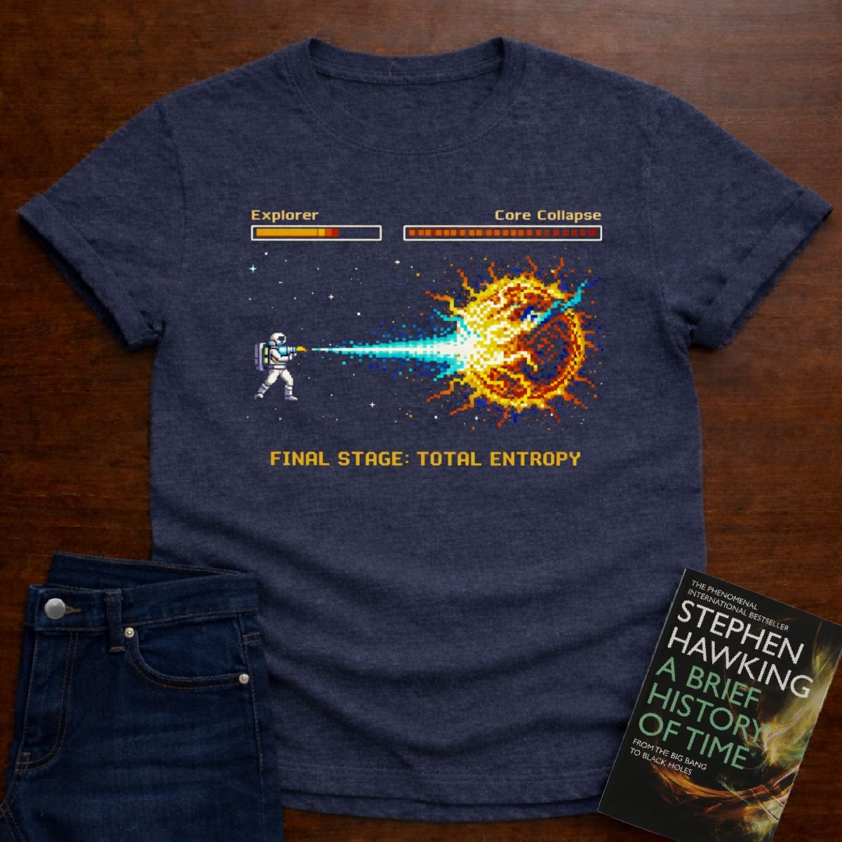 FINAL STAGE T_SHIRT – Heather Navy