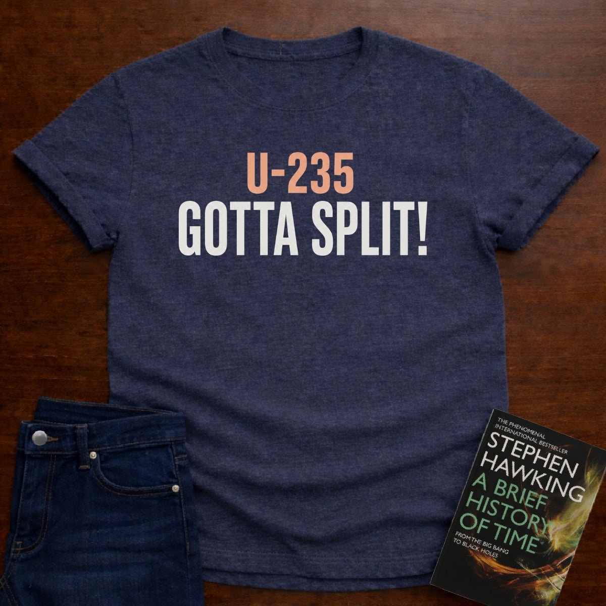 GOTTA SPLIT! T-SHIRT – Heather Navy