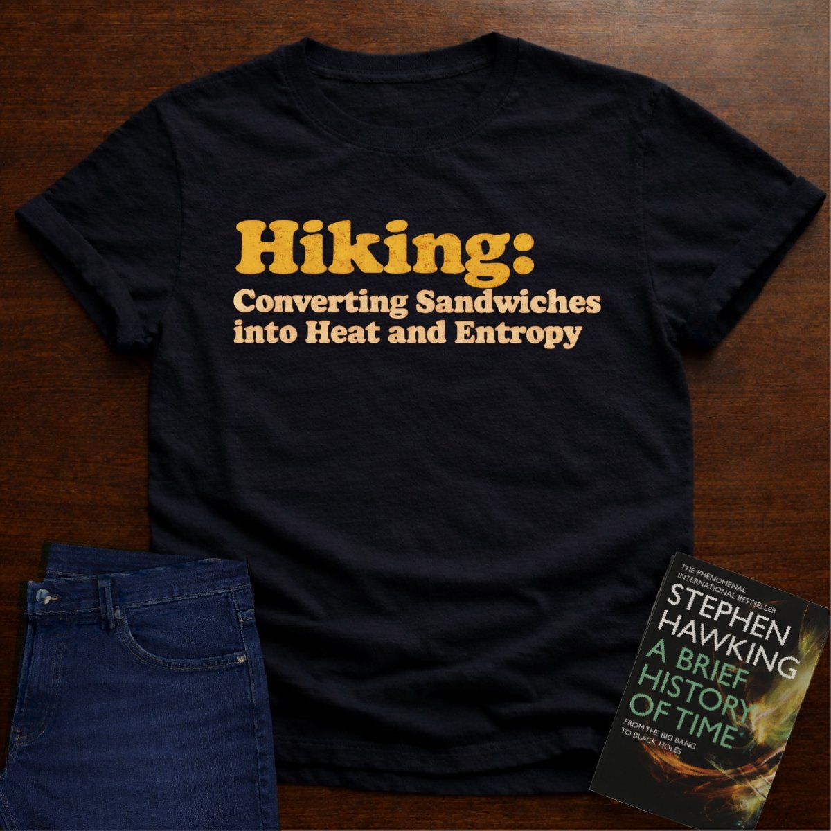 HIKING CONVERTING T_SHIRT – Black