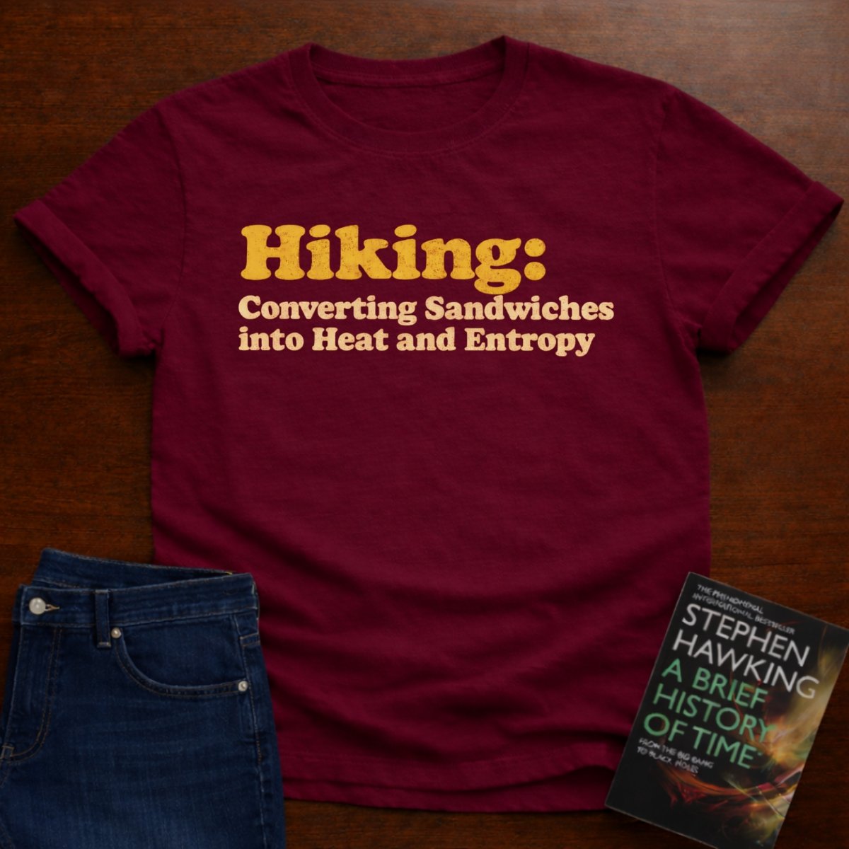 HIKING CONVERTING T_SHIRT – Cardinal Red