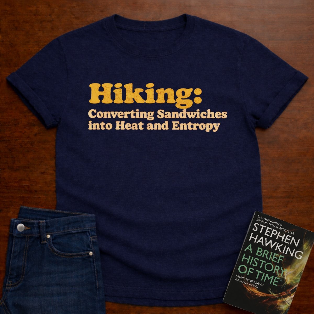 HIKING CONVERTING T_SHIRT – Navy