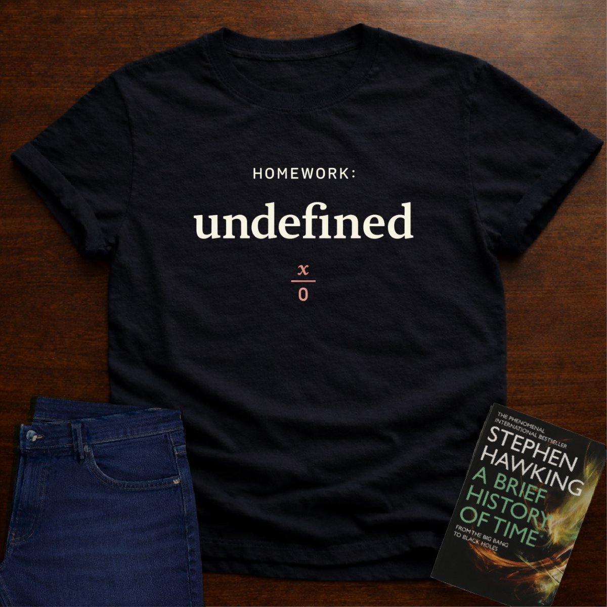 HOMEWORK: UNDEFINED. T-SHIRT – Black