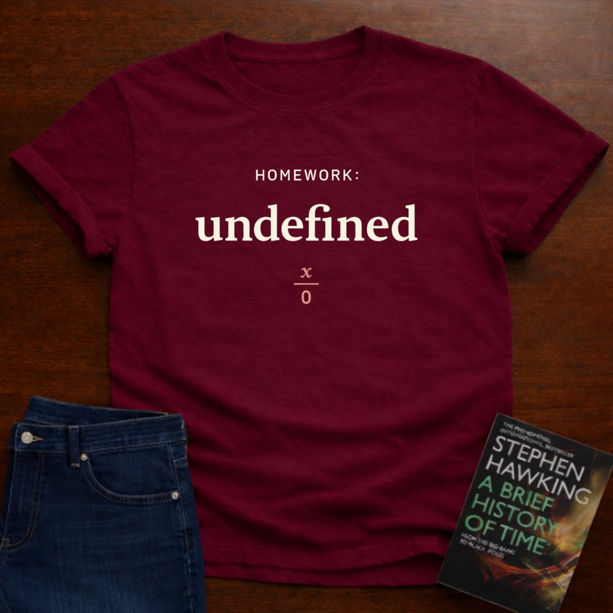 HOMEWORK: UNDEFINED. T-SHIRT – Cardinal Red