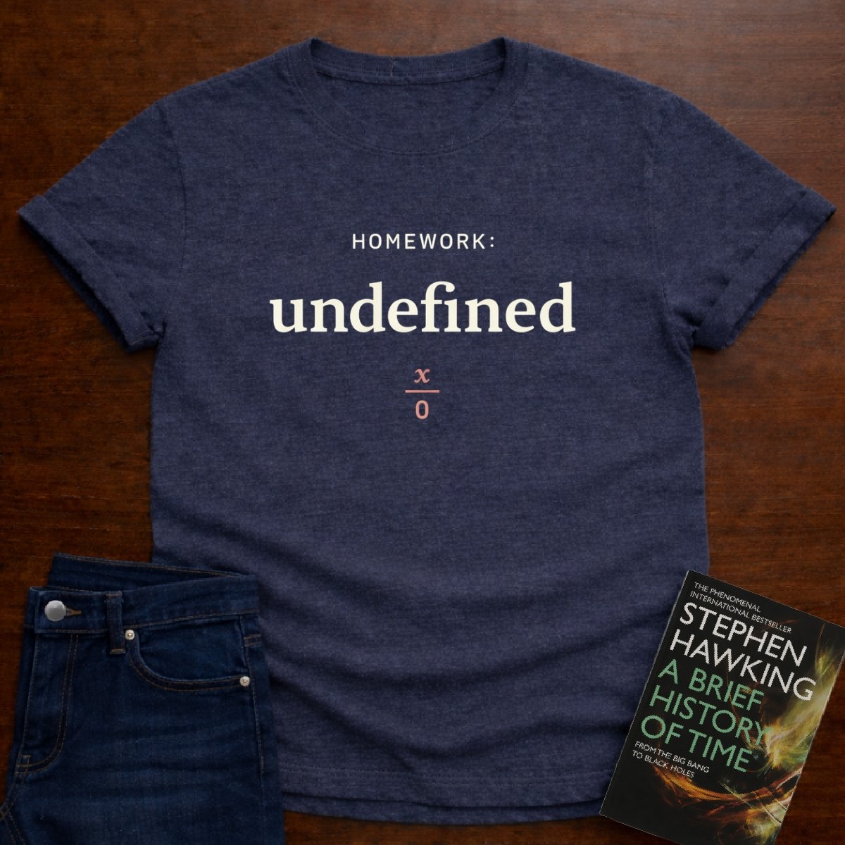 HOMEWORK: UNDEFINED. T-SHIRT – Heather Navy