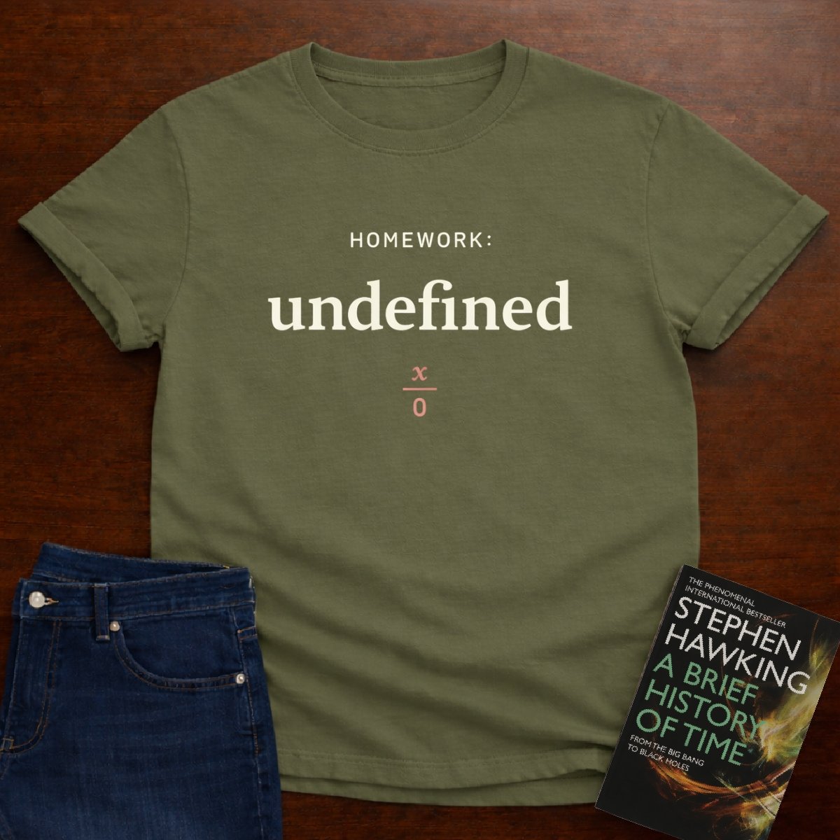 HOMEWORK: UNDEFINED. T-SHIRT – Military Green