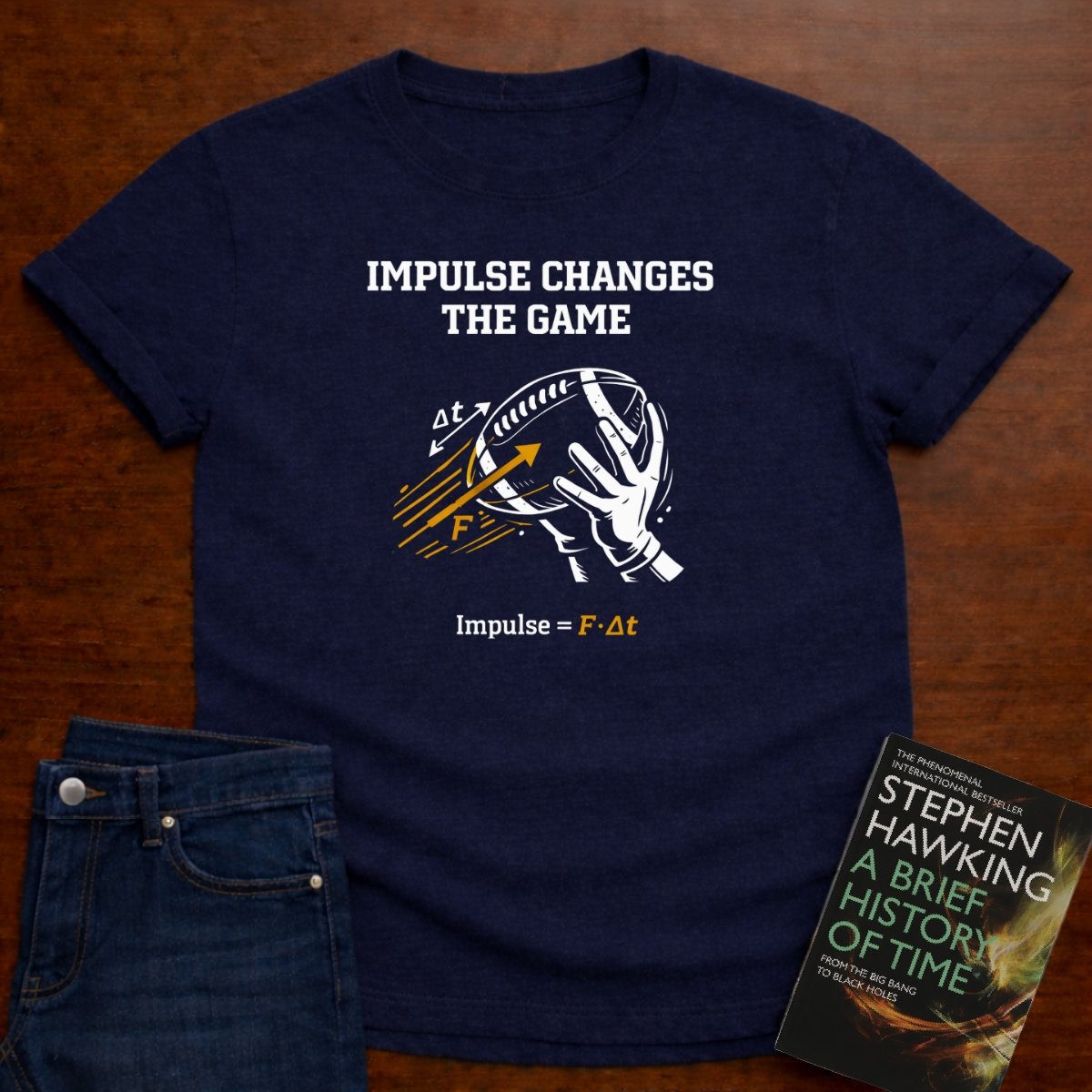 IMPULSE CHANGES THE GAME T-SHIRT – Navy