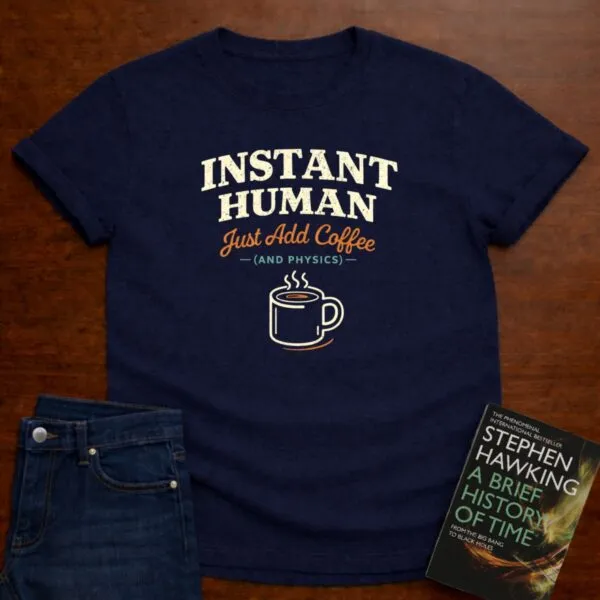 Instant Human Physics T-Shirt in Navy