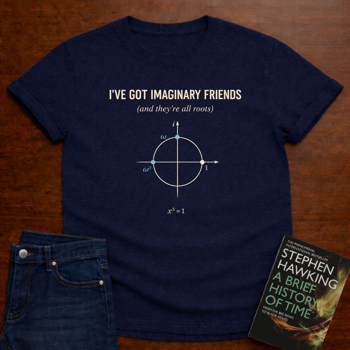 I'VE GOT IMAGINARY FRIENDS. T-SHIRT – Navy