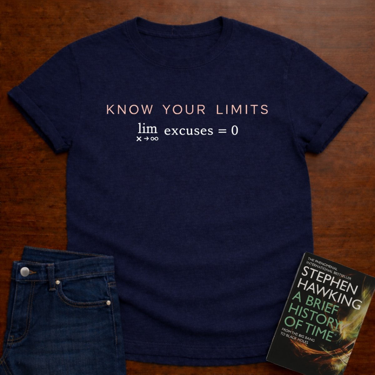 KNOW YOUR LIMITS. T-SHIRT – Navy