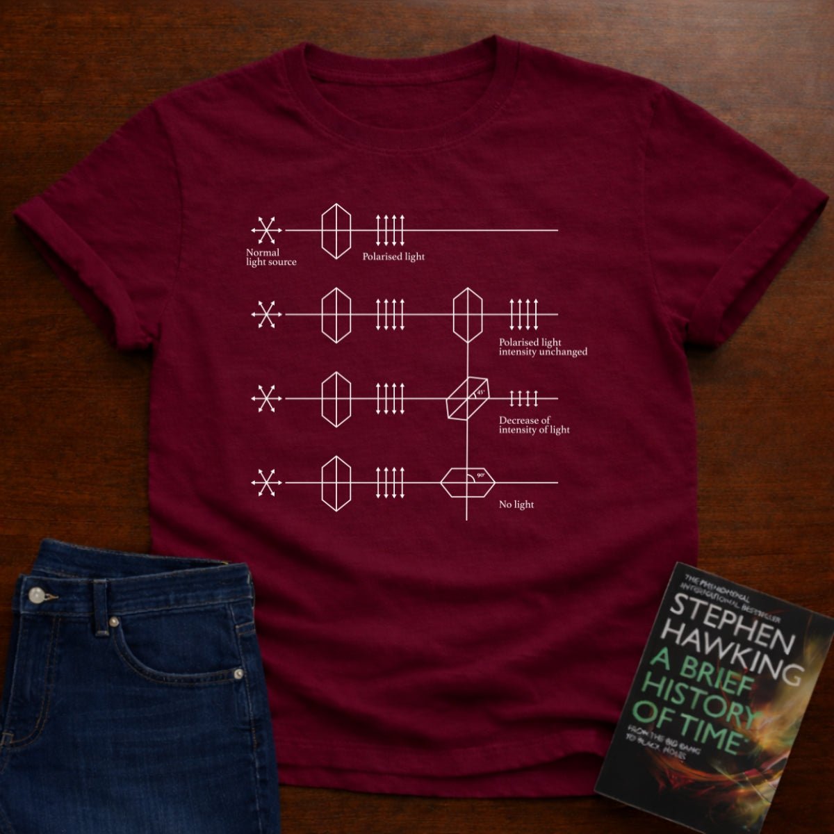 LIGHT POLARIZATION T-SHIRT – Cardinal Red
