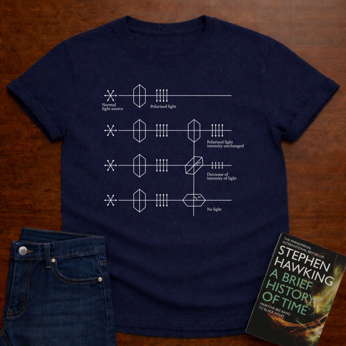 LIGHT POLARIZATION T-SHIRT – Navy