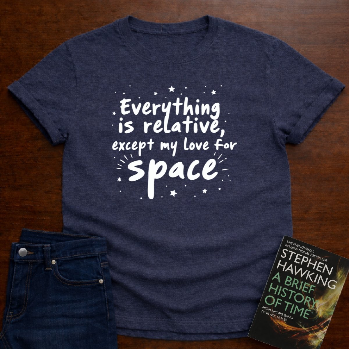 "Love For Space" - Premium Physics Shirt – Heather Navy
