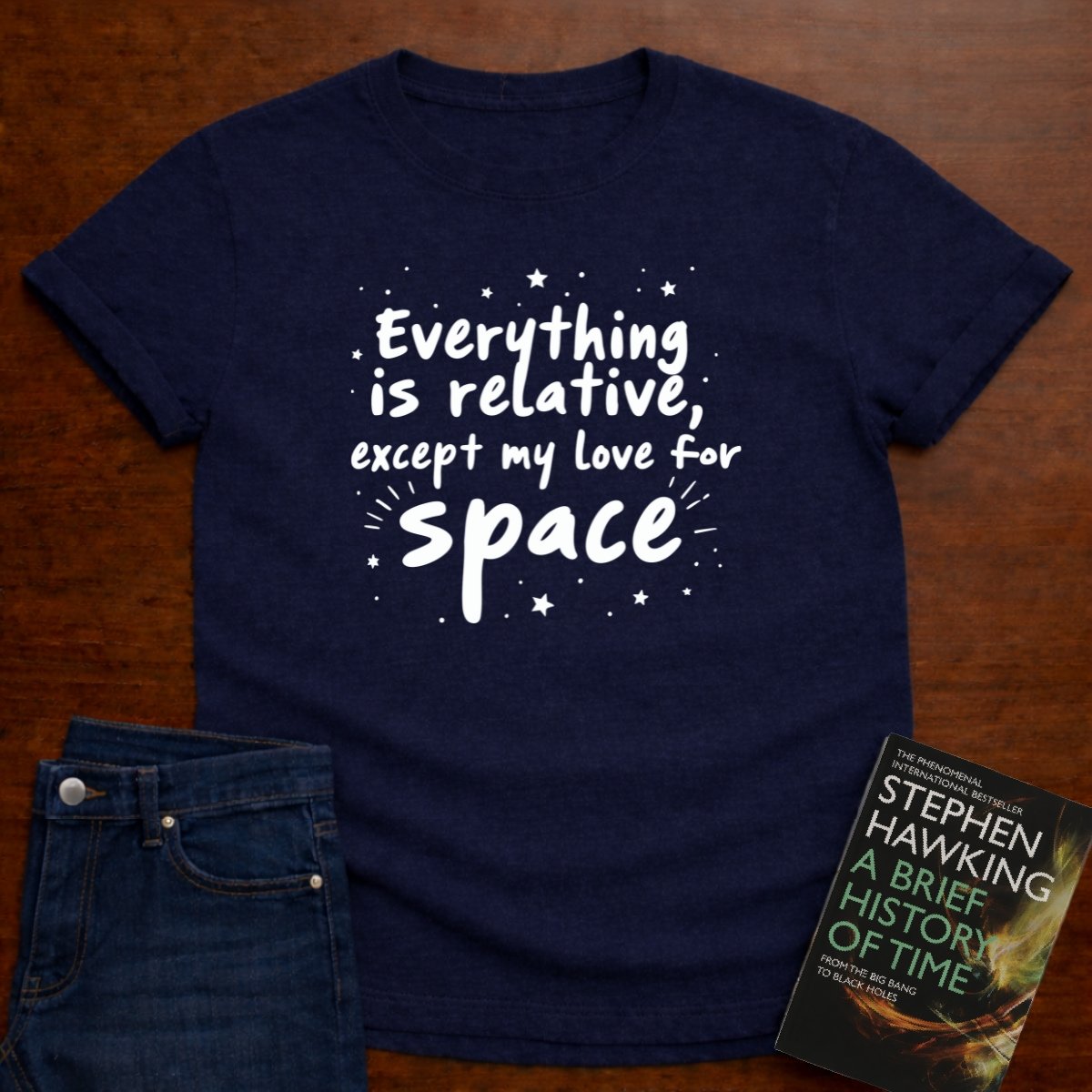 "Love For Space" - Premium Physics Shirt – Navy