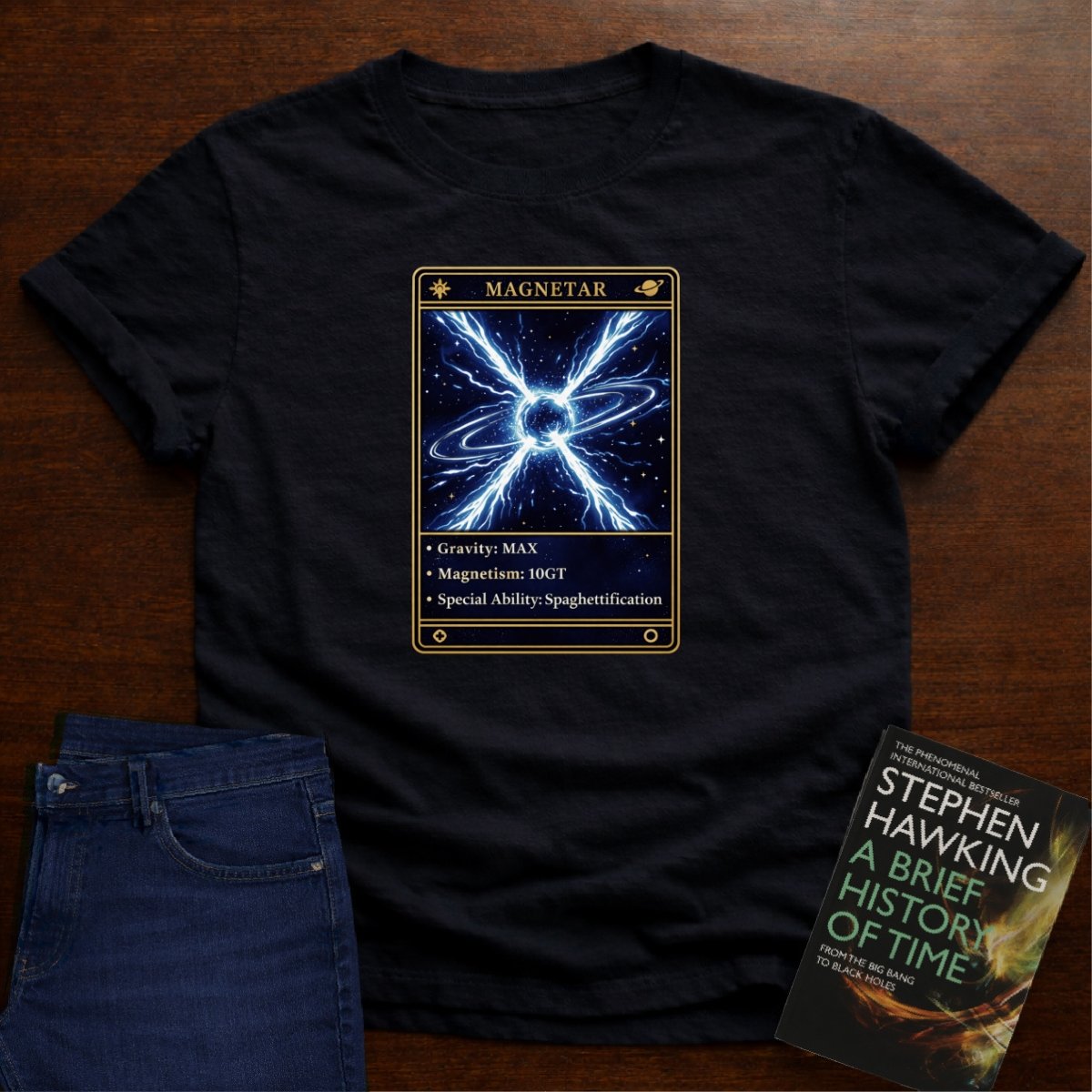 MAGNETAR GAMING PHYSICS T-SHIRT – Black