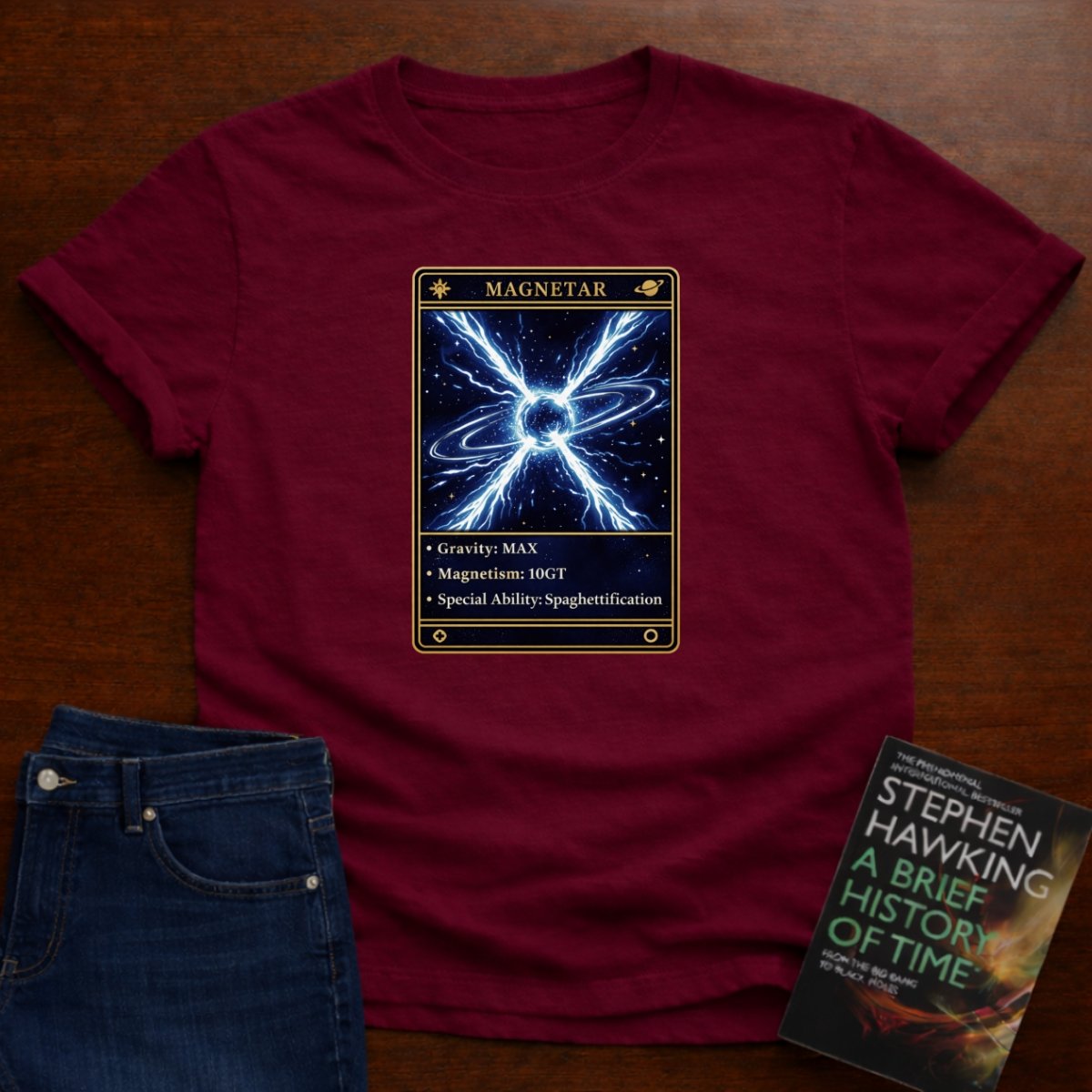 MAGNETAR GAMING PHYSICS T-SHIRT – Cardinal Red