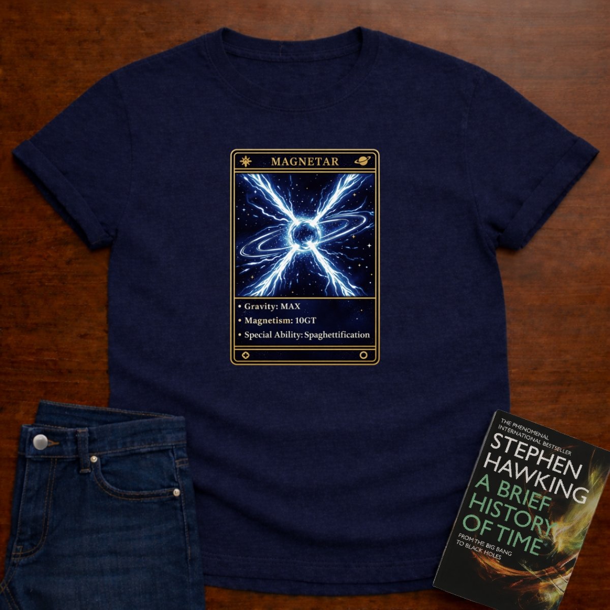 MAGNETAR GAMING PHYSICS T-SHIRT – Navy