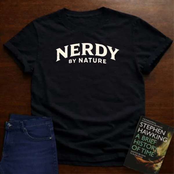 Nerdy By Nature T-Shirt in Black