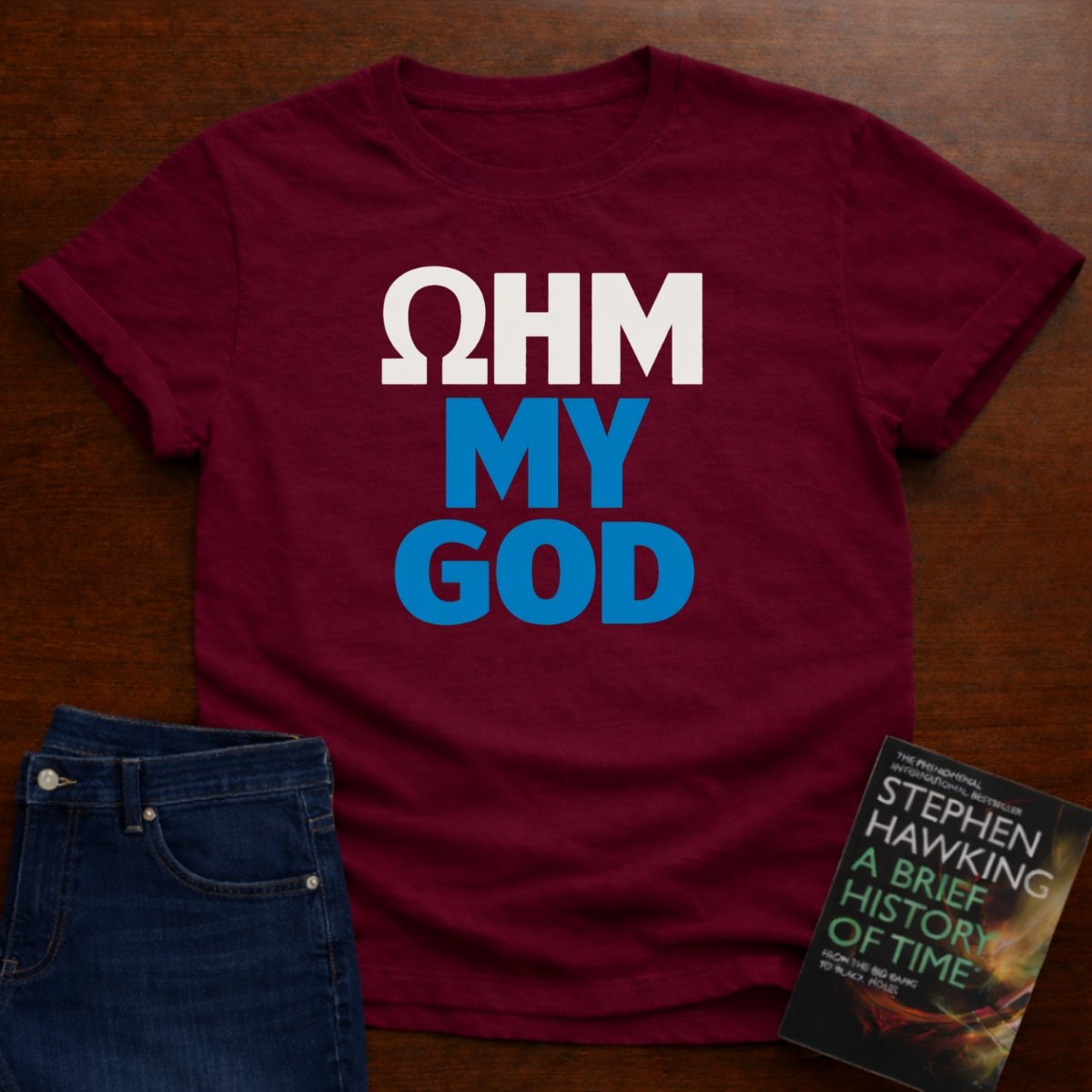 OHM MY GOD T-SHIRT – Cardinal Red