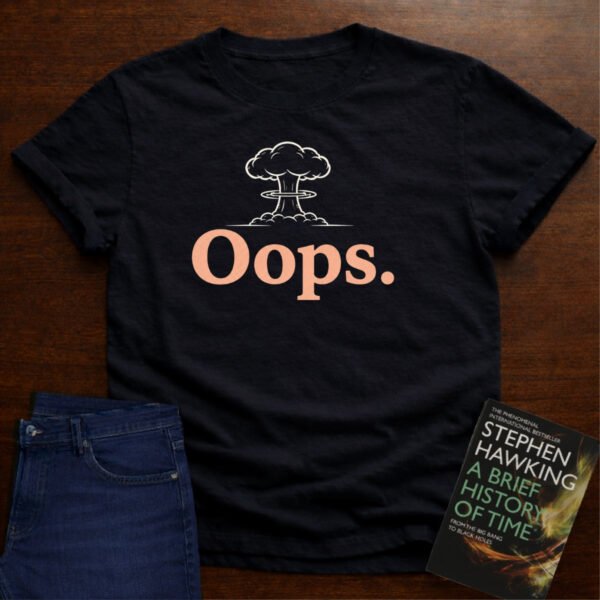 Oops. T-SHIRT – Black