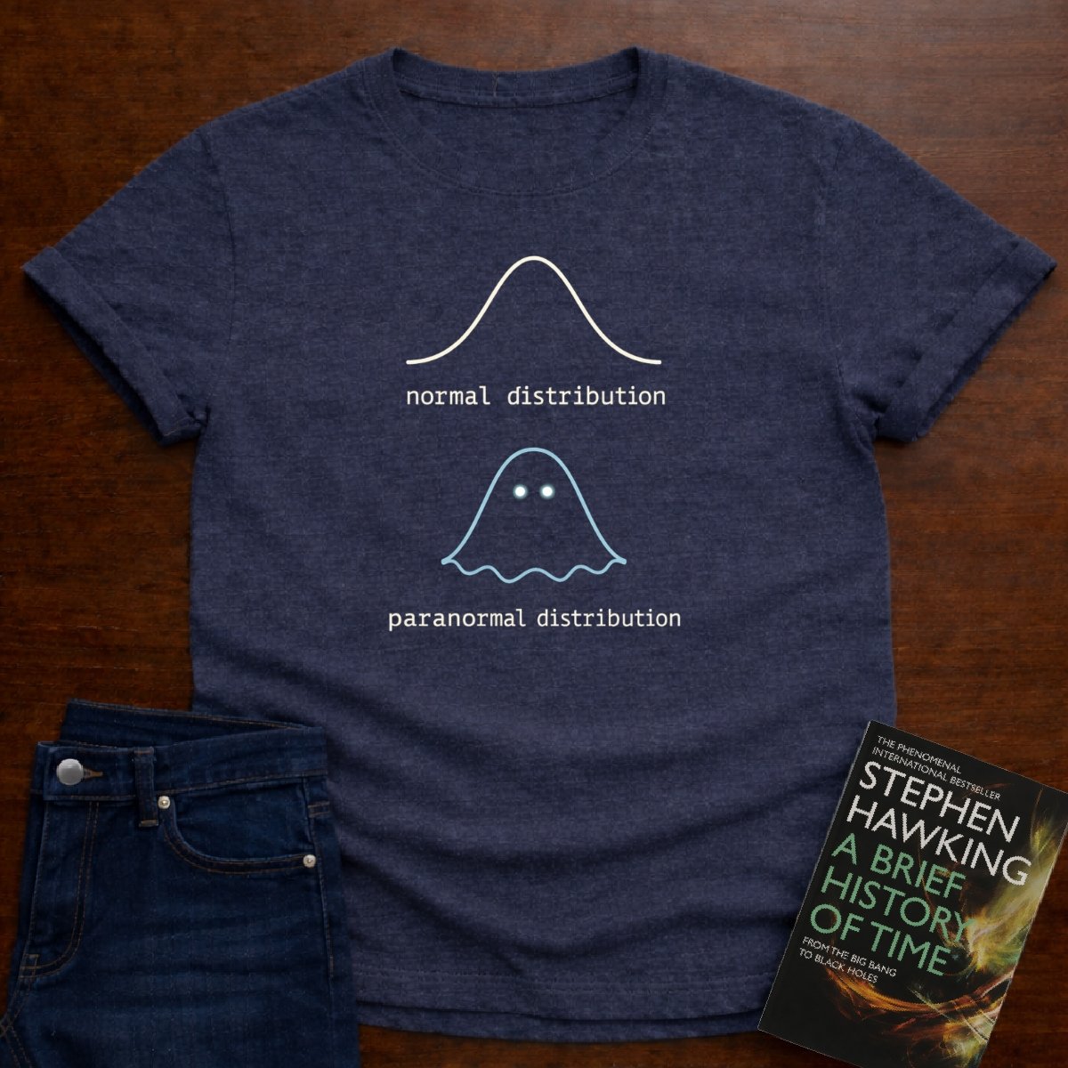 PARANORMAL DISTRIBUTION. T-SHIRT – Heather Navy