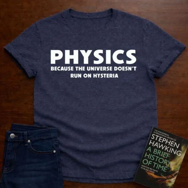 Physics hysteria - Premium Physics Shirt in Heather Navy
