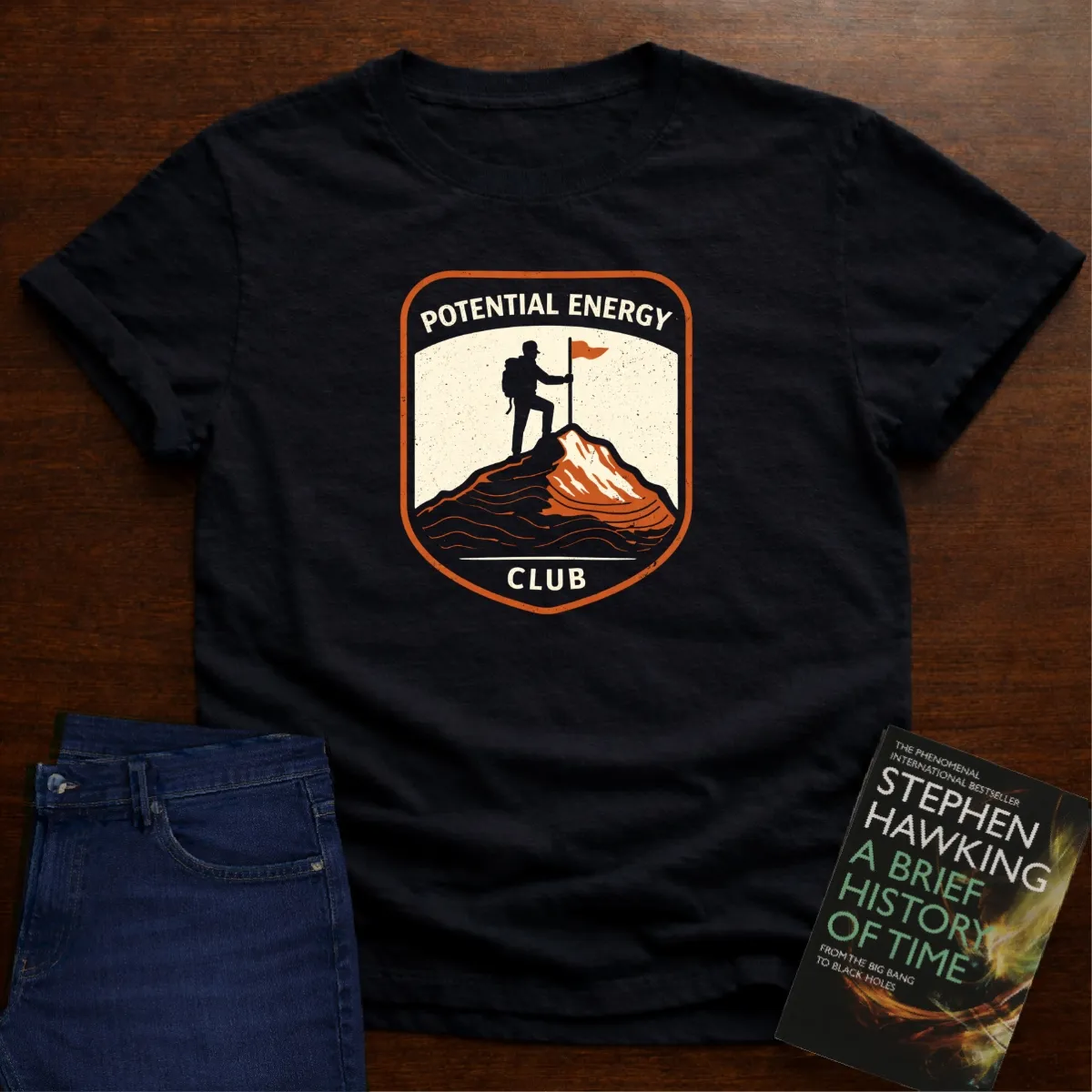 Potential Energy Club T-Shirt in Black