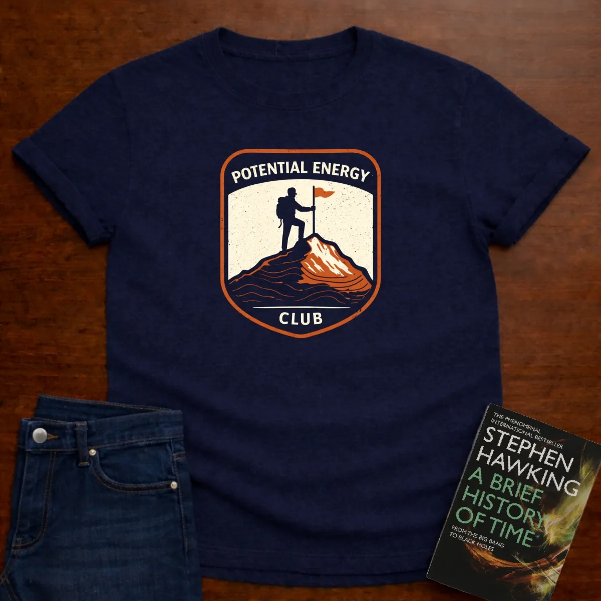 Potential Energy Club T-Shirt in Navy
