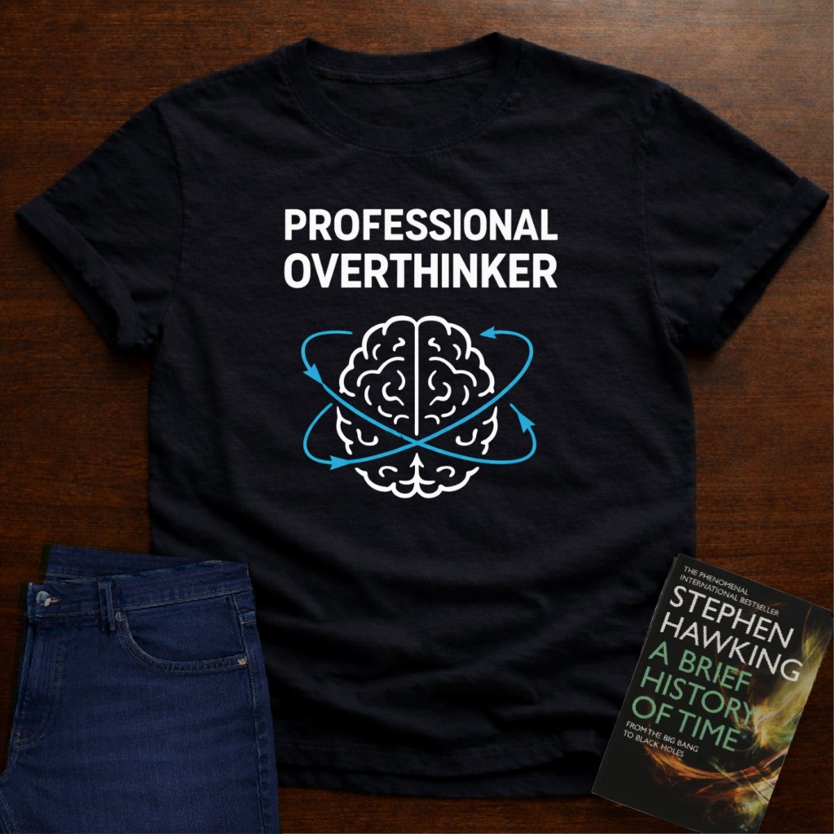 PROFESSIONAL OVERTHINKER T-SHIRT – Black