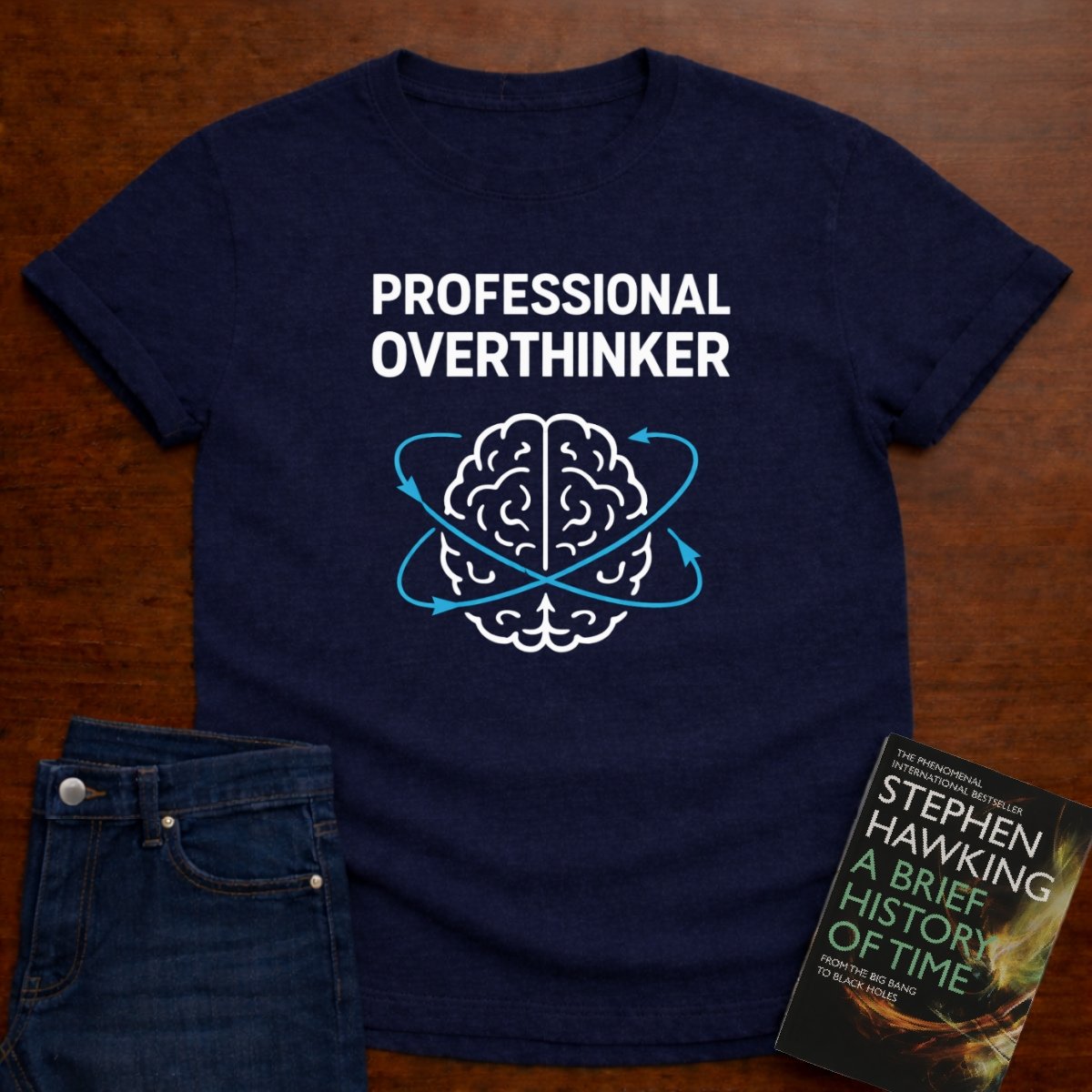 PROFESSIONAL OVERTHINKER T-SHIRT – Navy