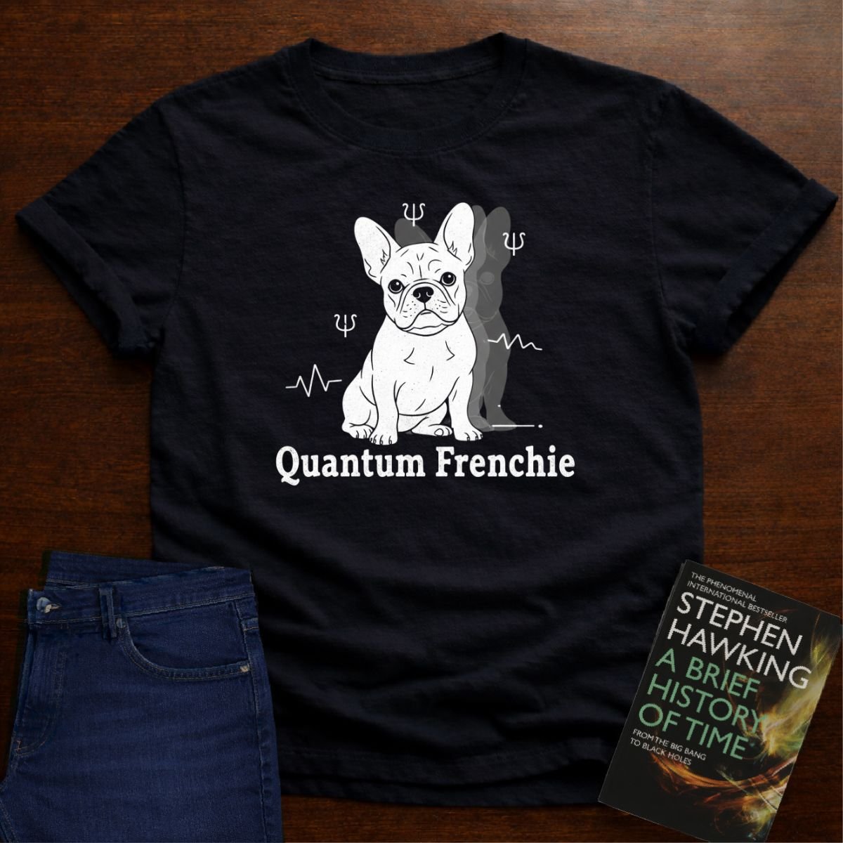 QUANTUM FRENCHIE T-SHIRT – Black