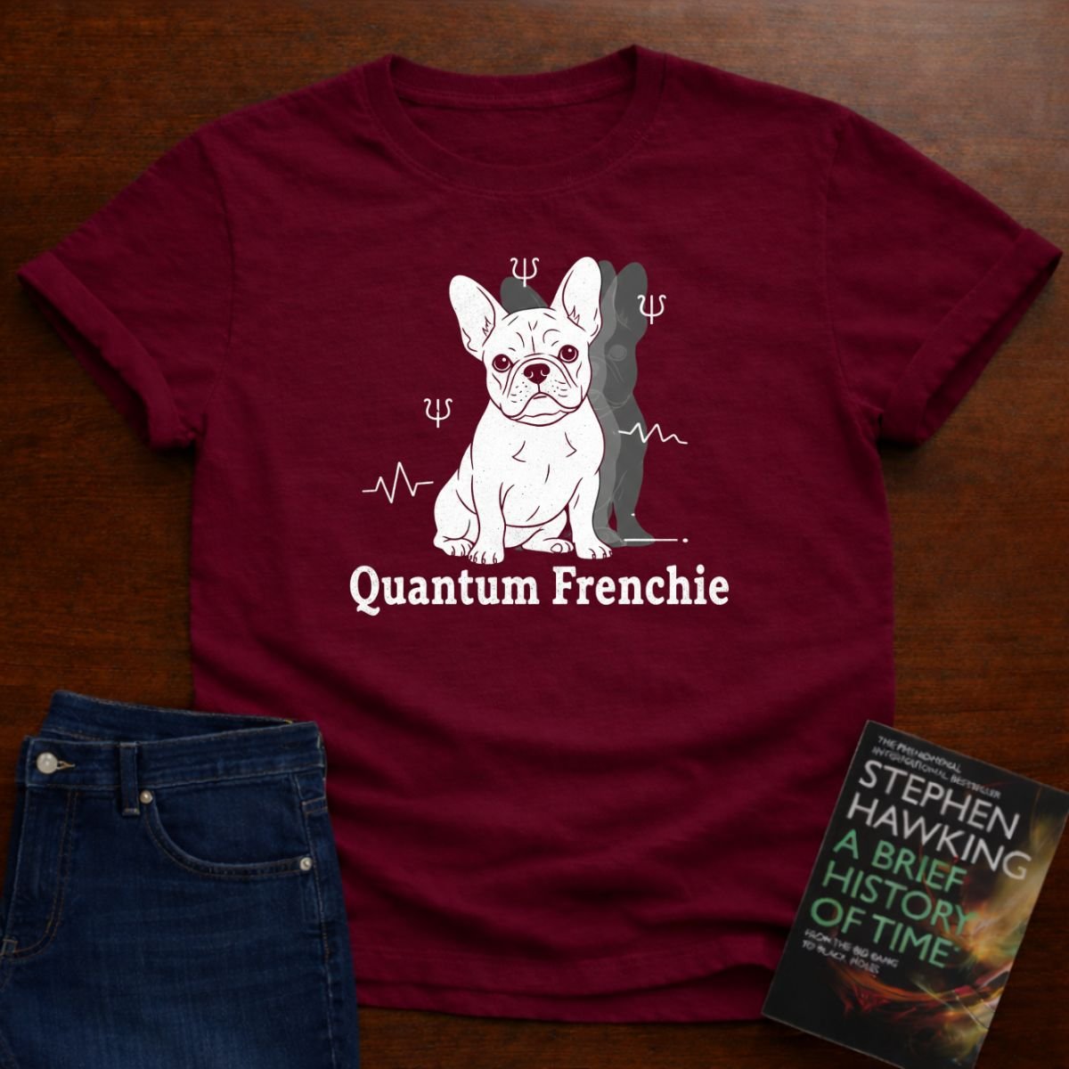 QUANTUM FRENCHIE T-SHIRT – Cardinal Red