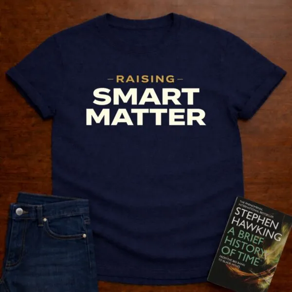 Raising Smart Matter. T-Shirt in Navy
