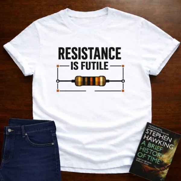 Resistance Is Futile T-Shirt in White